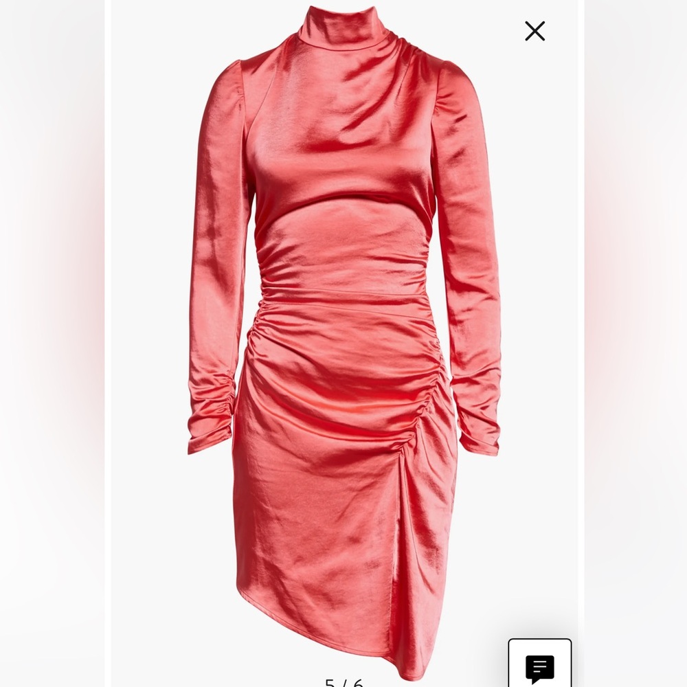 Joss Long Sleeve Ruched Dress